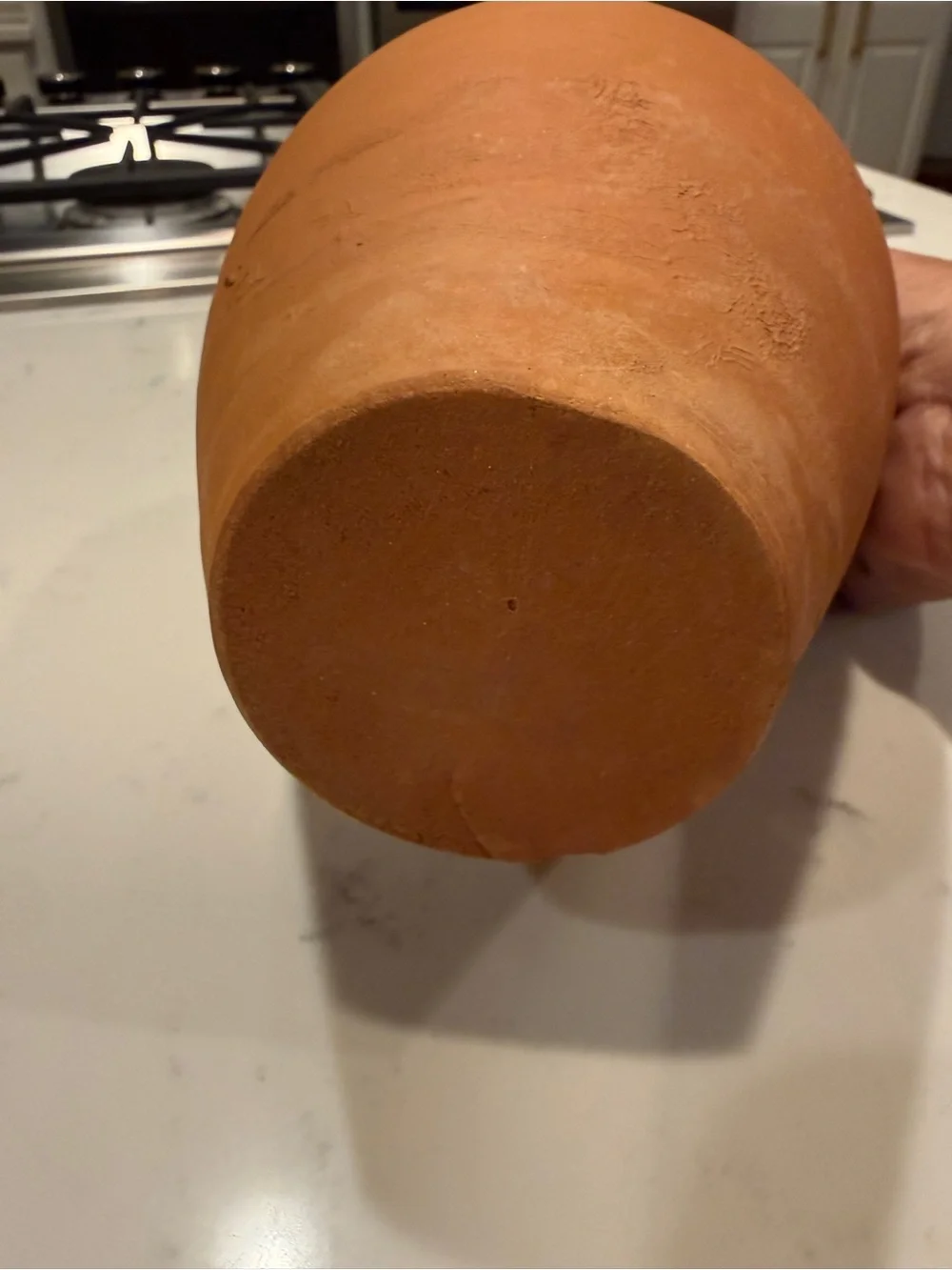 Vintage Hand Thrown Terracotta Amphora Jug Vase Rustic Mediterranean Pottery 9”